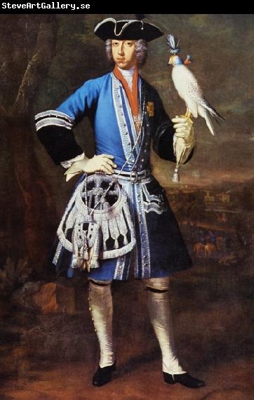 Peter Jakob Horemans Portrait of Clemens August as Falconer